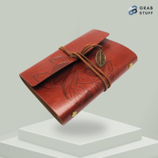 

Buku Diary Aesthetic Catatan Binder Cover Kulit Retro Leaf Kertas A6 / Buku Harian Vintage Warna Kuning Coklat Warm Estetik Earth Tone / Journaling Kit Aesthetic Book Model Tua Jadul Jadoel Old School Harry Potter Kertas Polos Tebal Kekinian Buku Jurnal