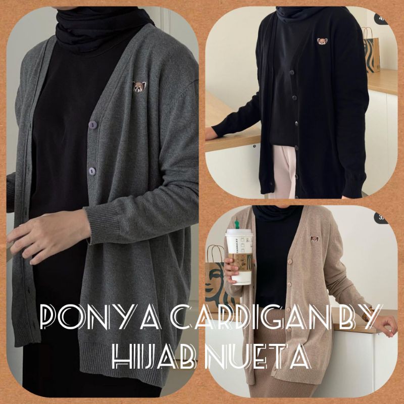 POnya Cardigan hijab nueta
