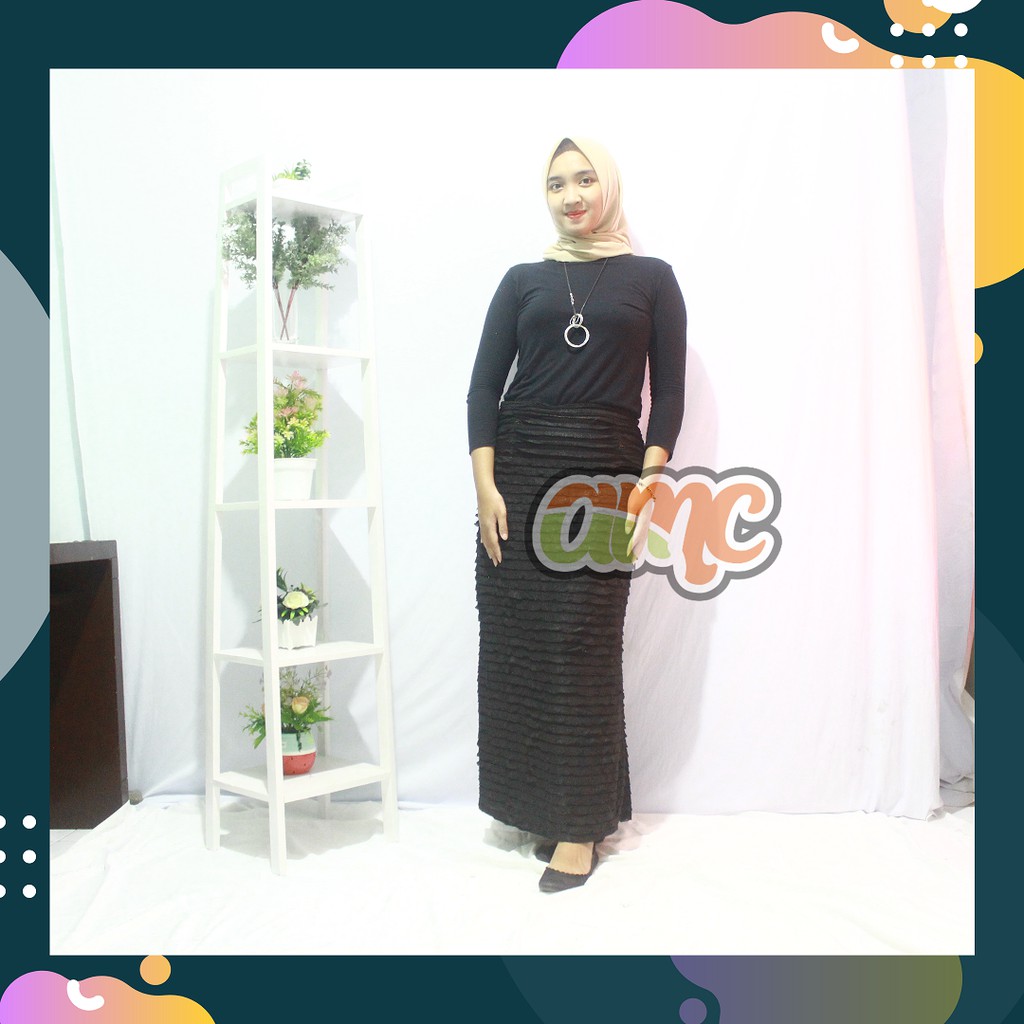 ROK FEMINIM VIRAL // ROK MURAH // ROK SUSUN BABAT _8015