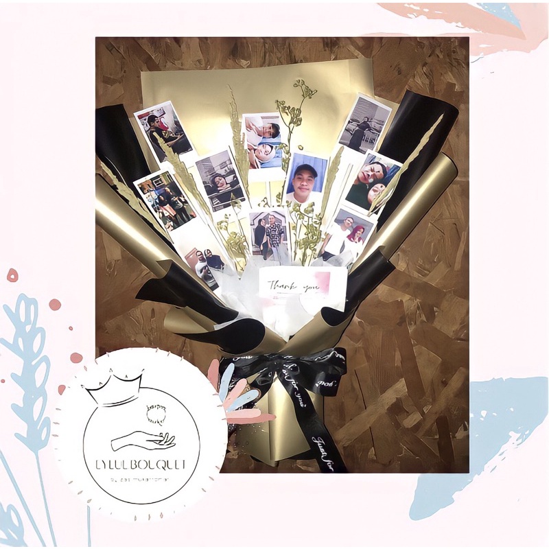 

bouquet polaroid/bouquet foto/ bouquet custom/bouquet u untuk hadiah wisuda, anniversary,ulang tahun
