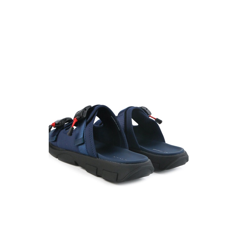 SANDAL SLIDE OBERMAIN PRIA ORIGINAL CASUAL OUTDOOR BRANDED ASLI BIRU NAVY OM17