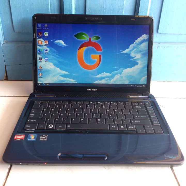 Toshiba L640 Intel Core i5 SSD 128GB Windows 10 RAM 4GB Laptop Second Bekas 2410M