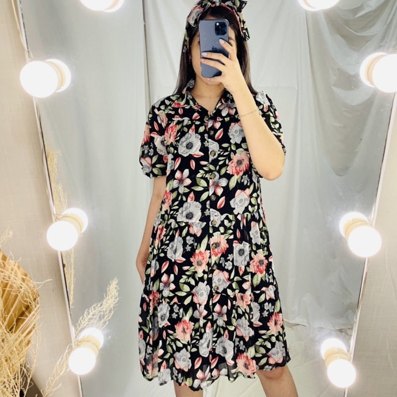 Dress korea|| Dress Midi || Dress Import ||  Rinaya