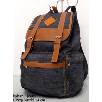 Tas Ransel Wanita Fashion Jeans TR4244