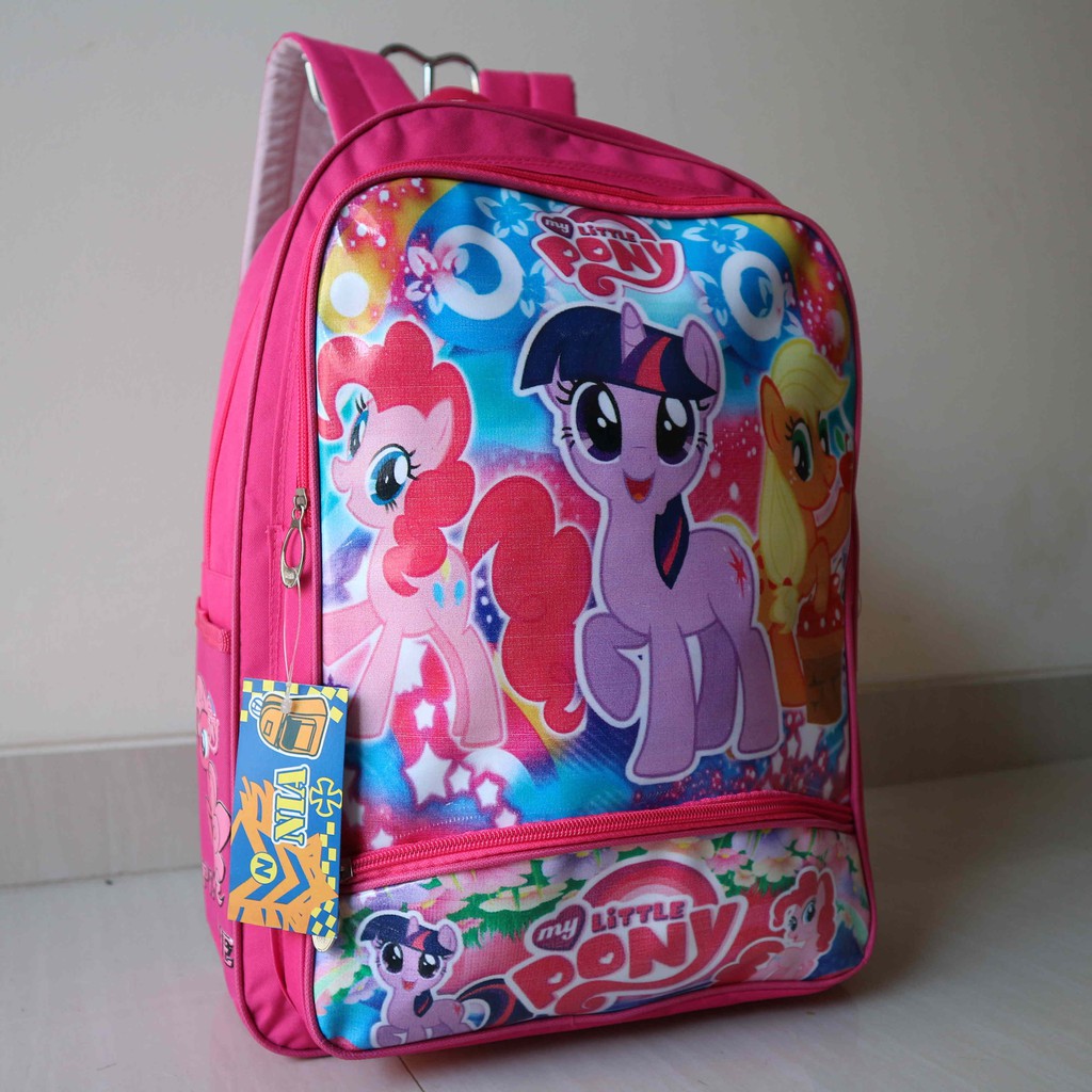 Jual Tas Ransel Anak Gambar Karakter Little Pony Cewe Perempuan Murah