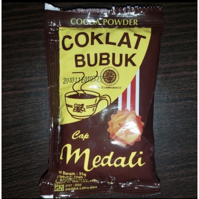 

Coklat Bubuk Medali/Cocoa Powder 25Gr