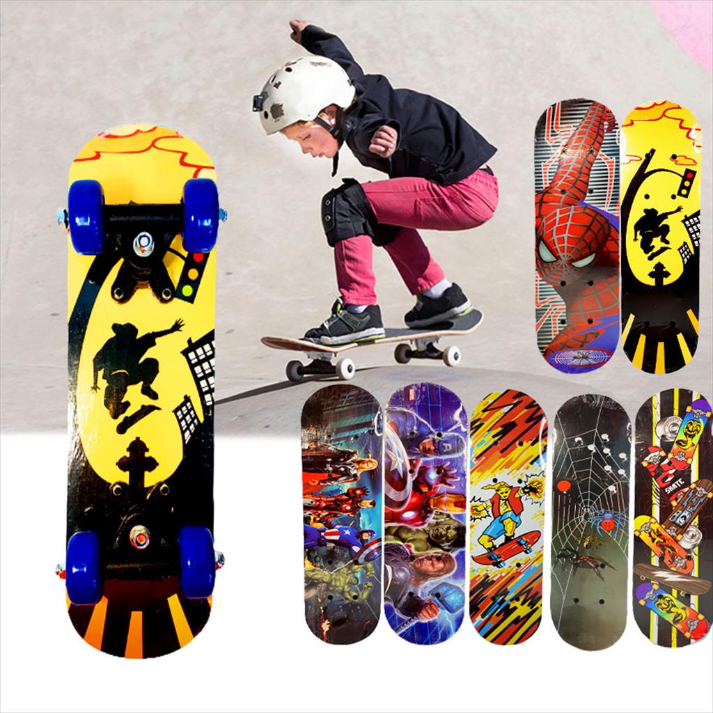 Skateboard Anak Full Set Papan Skateborad Karakter 1705