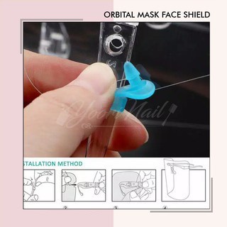 Orbital mask face shield kacamata pelindung masker kaca mata mask face shield nagita