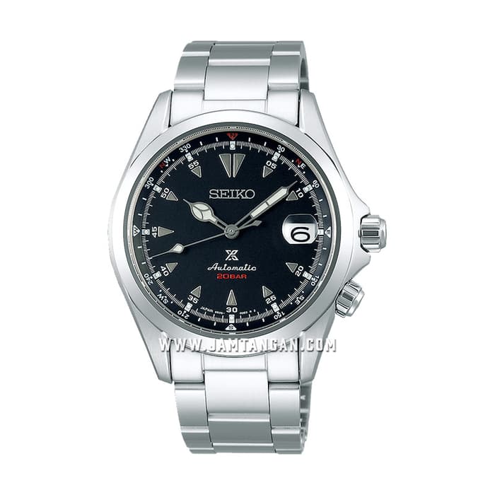 Seiko Prospex SPB117J1 Alpinist Black Dial Stainless Steel Strap