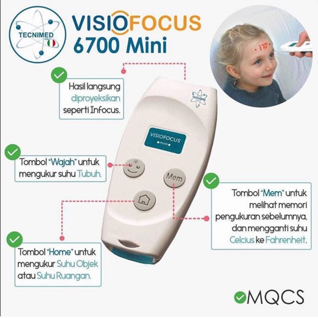 Tecnimed Visiofocus Mini Termometer