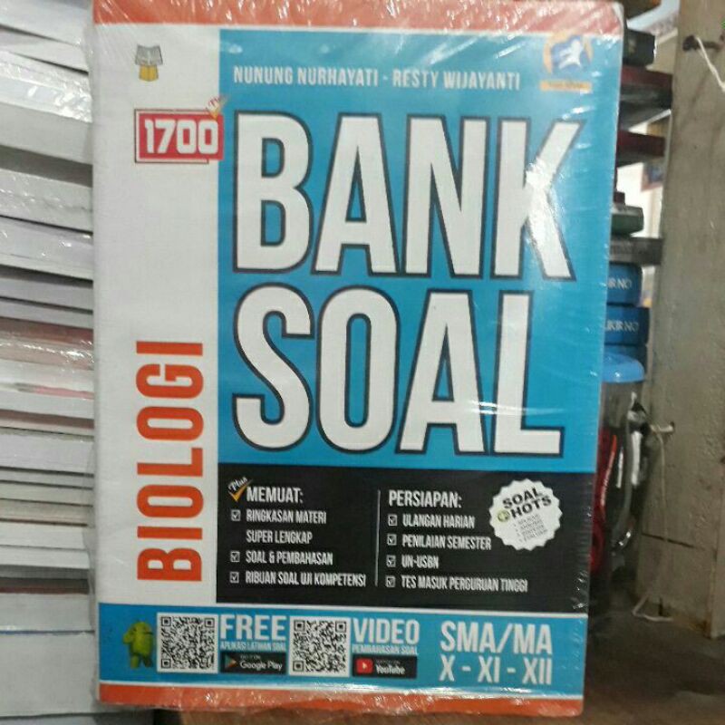 1700 bank soal biologi SMA MA.