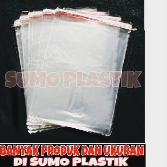 

℮ PLASTIK OPP UK 28x37 TEBAL 05 !! ISI 100 LEMBAR ➼