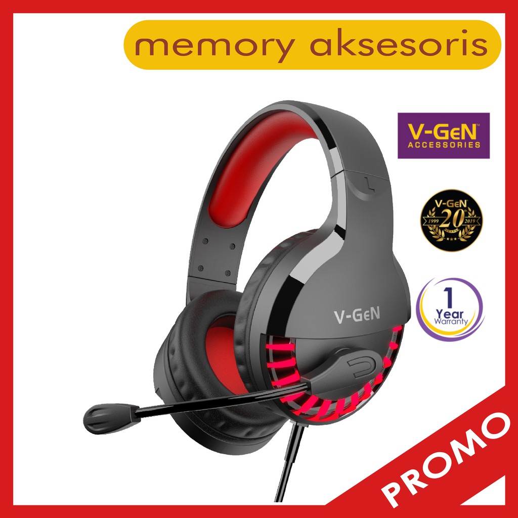 VHD1-01 Headset Gaming V-GeN HIFI Sound VGEN