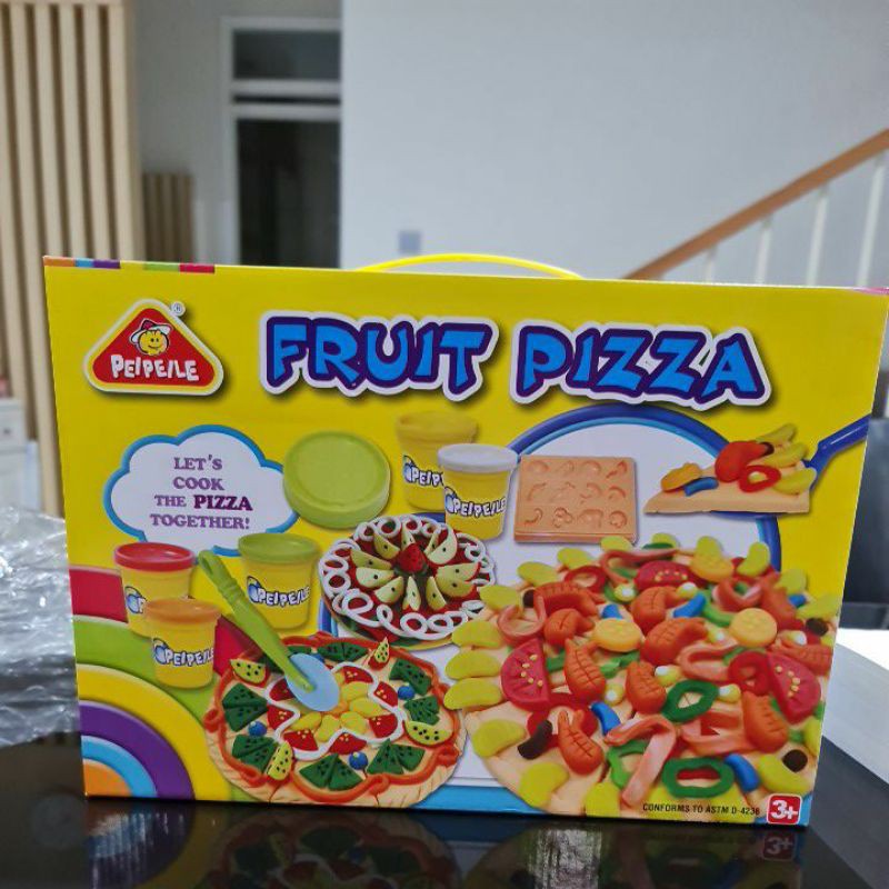 peipeile fruit pizza playdoh pizza