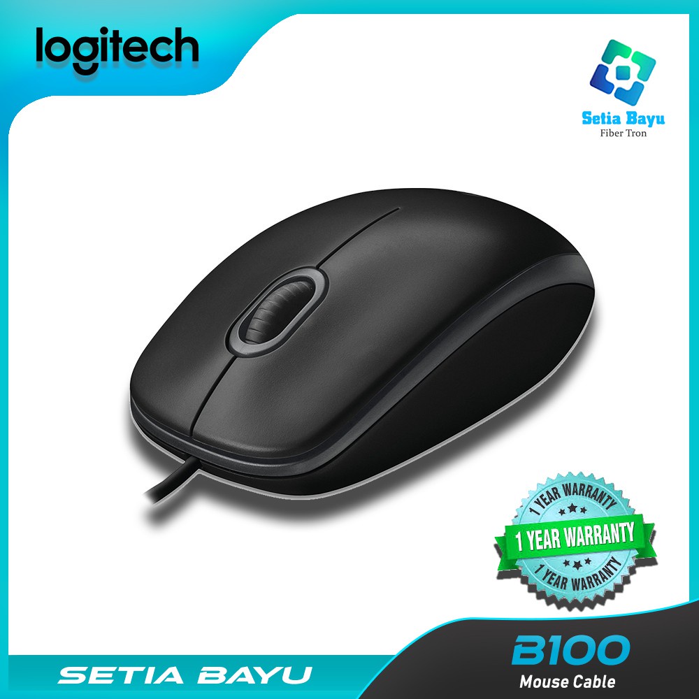 Mall Logitech B100 Mouse Wired Mouse Cable Original Kabel Profesional office