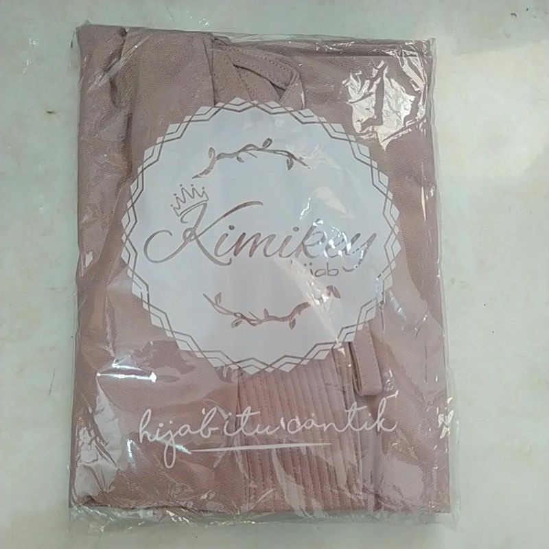 HIJAB INSTAN MAIDA ORI KIMIKEY HIJAB-Cream susu