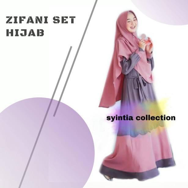 CUCI GUDANG  GAMIS JUMBO L. XL. XXL -  BAYAR DITEMPAT / GAMIS MURAH / ZIFANI SYARI SET HIJAB / sy