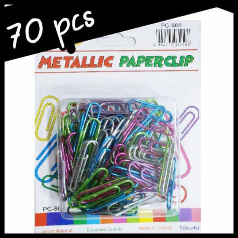 

Paperclip Metallic Jepit Kertas Warna Warni Klip Kertas
