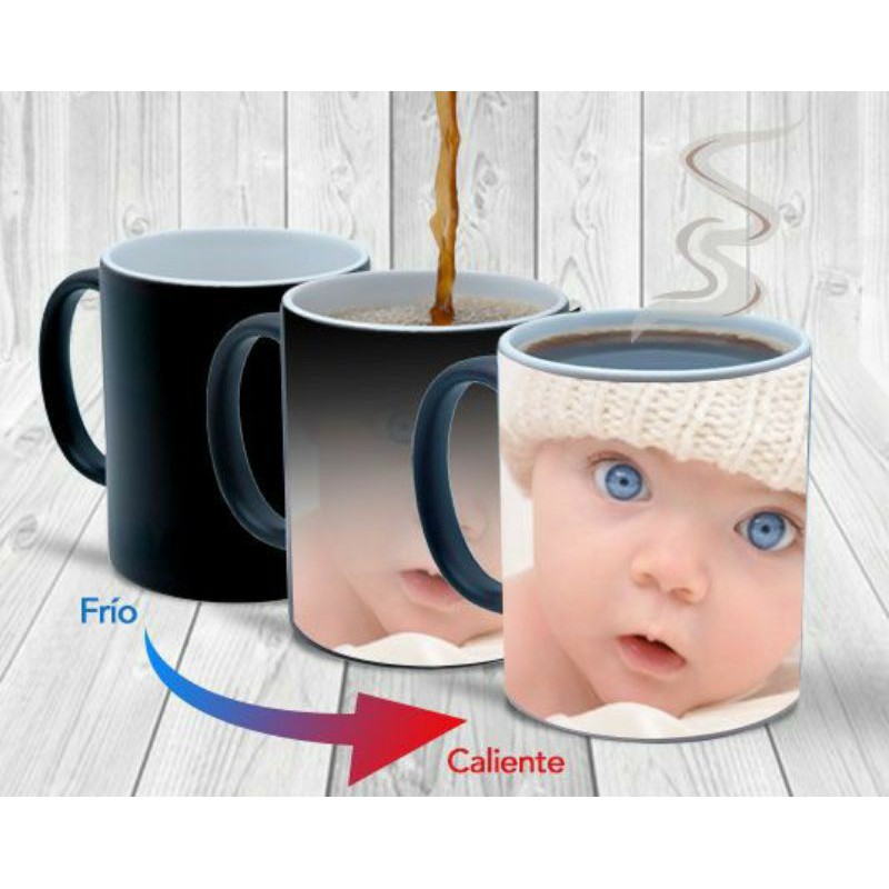 Mug bunglon / Mug magic /mug ajaib / mug custom / mug foto / hadiah custom / kado custom / kado unik-4
