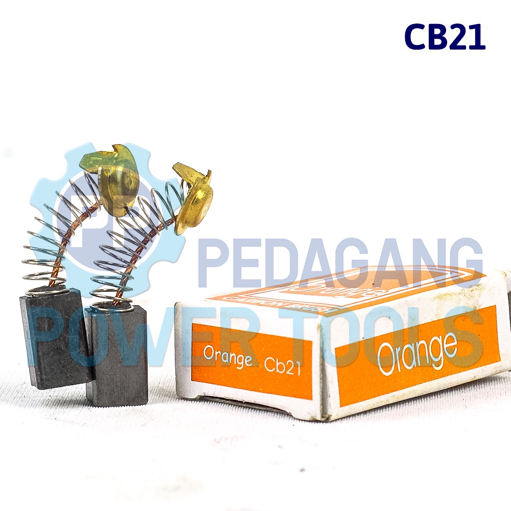 ORANGE CARBON BRUSH CB-21 SEPUL ARANG BOSTEL SPUL KUL CB21 SPARE PART