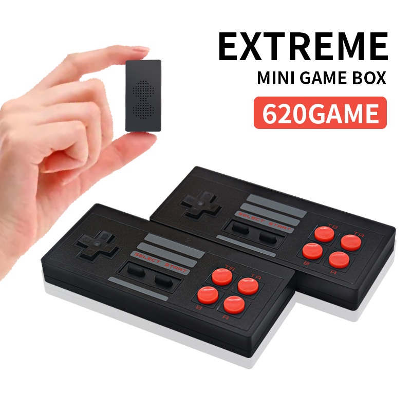 Game Console TV NES Clone 620 Game Retro Mini Wireless Gamebox Built in 620 Classic Games