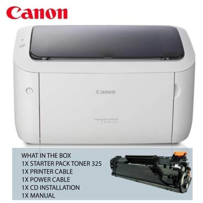 Printer Laserjet Canon LBP6030 LBP 6030 Monochrome Toner 325 / HP 85A