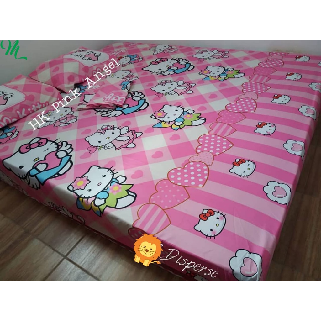 Sprei Fitted Karet Sprei Karakter Hello Kitty Pink Sprei Hello Kitty Sprei Karakter Hello Kitty Spre
