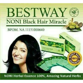 Bestway Noni  Hair Dye Black Hair Magic 20 s Shampoo Noni  