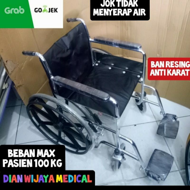 kursi roda standar siap pakai