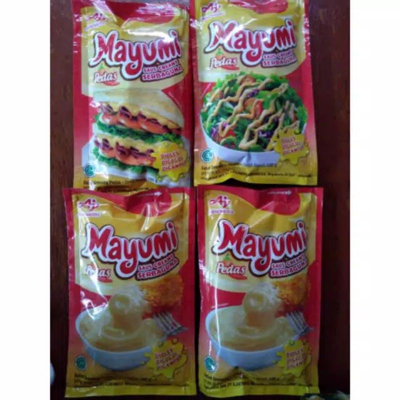 

Mayumi mayonaise pedas 100 gr yummy/ salad