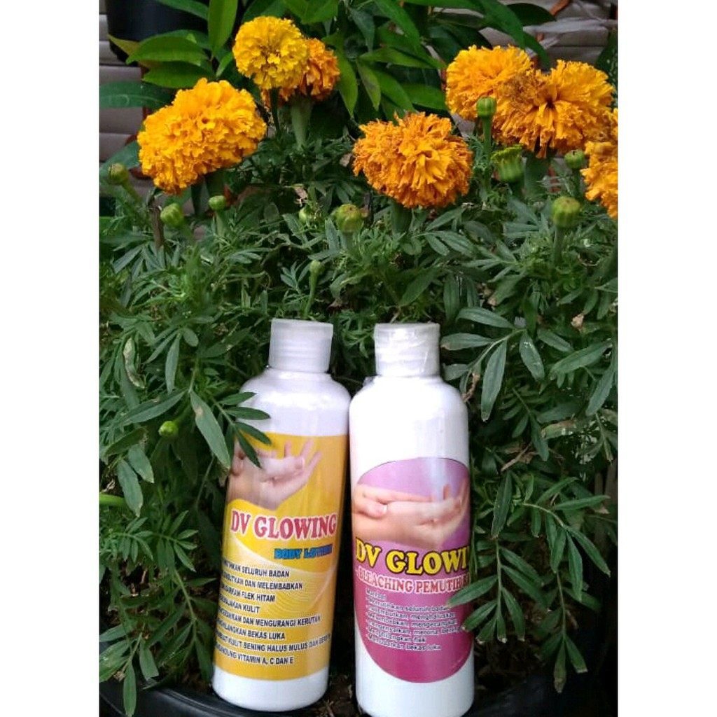 ASLI Dv Glowing Hand & Body Lotion/Bleaching Pemutih Instan Original 100% Murah