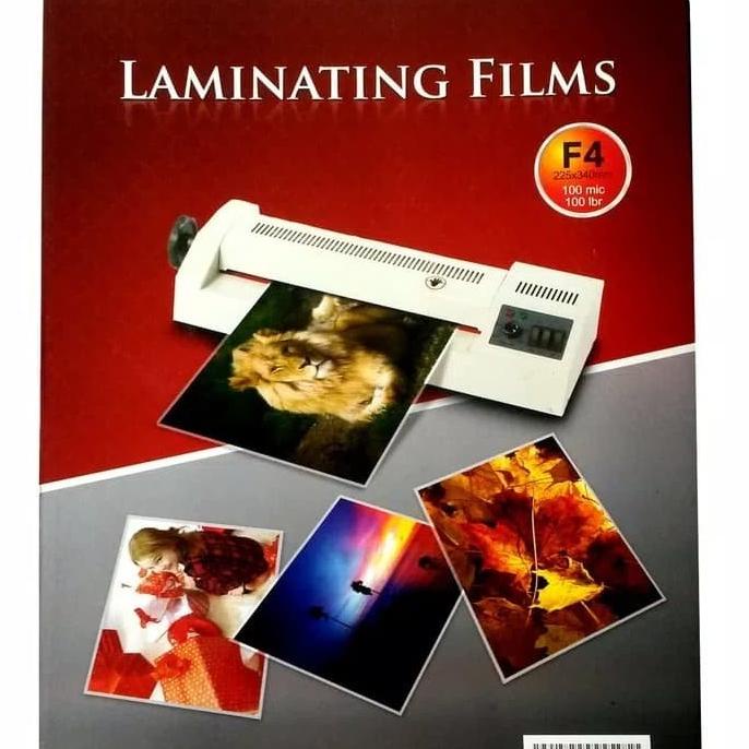 

PLASTIK LAMINATING size F4 (100 lembar) / LAMINATING FILM
