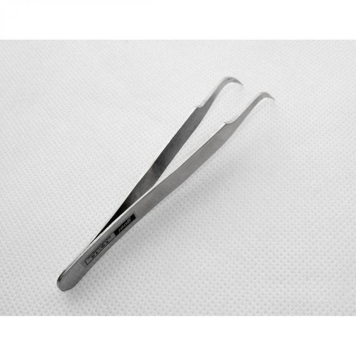 PINSET STAINLESS STEEL ANTI MAGNET TWEEZERS GOOI LABORATORIUM PENJEPIT