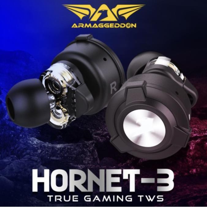 Armaggeddon Hornet 3 Tws Bluetooth Wireless Earphone - Earphone Terlaris