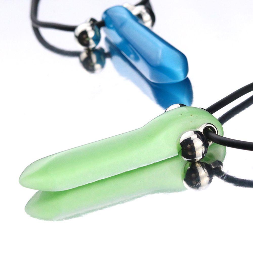 Mxbeauty Naruto Anime Kalung Fashion Pesta Sederhana Aksesoris Hexagonal Pilar Liontin Gadis Hadiah Temperamen Kristal Klavikula Rantai