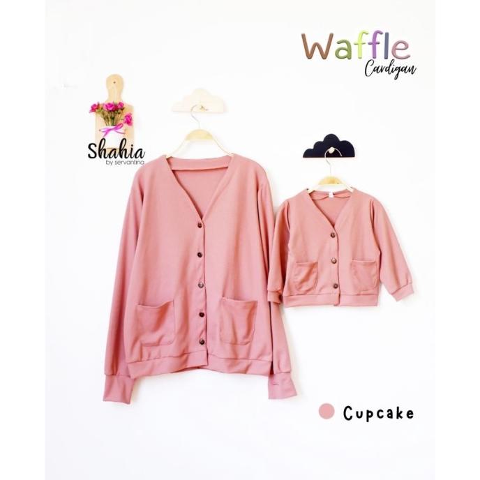 TERMURAH WAFFLE ANAK CARDIGAN Shahia