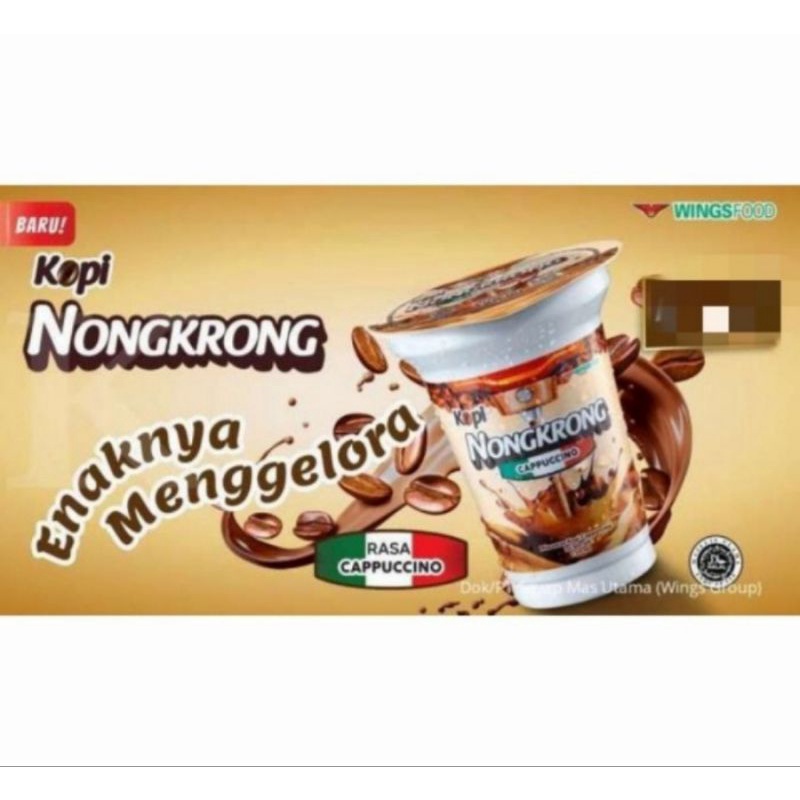 

Minuman Gelas KOPI NONGKRONG Capucino Kopi Asli dalam Kemasan Gelas