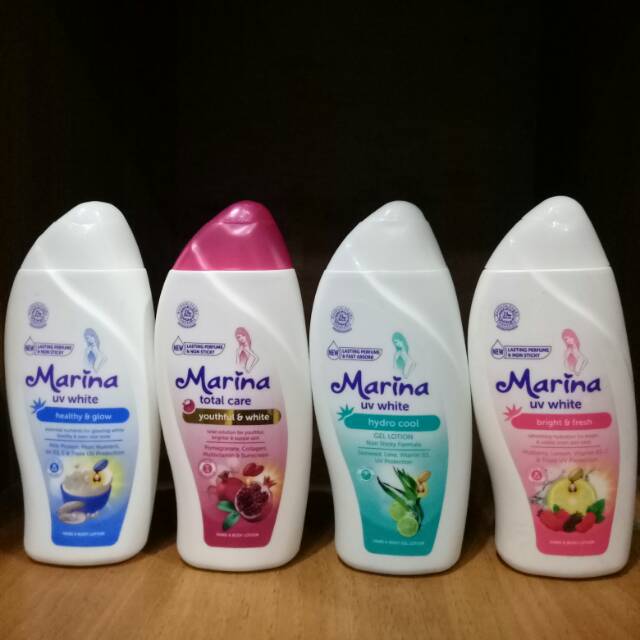 Marina uv white hand &amp; body lotion 92ml