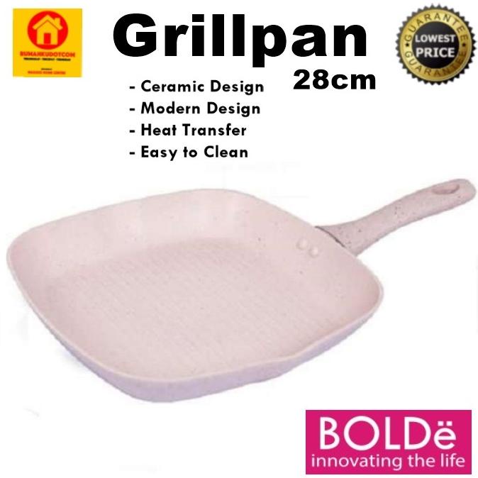 cusss order] PANCI BOLDE SUPER PAN - PANCI MASAK - PANCI GRILLPAN 28cm - BOLDE