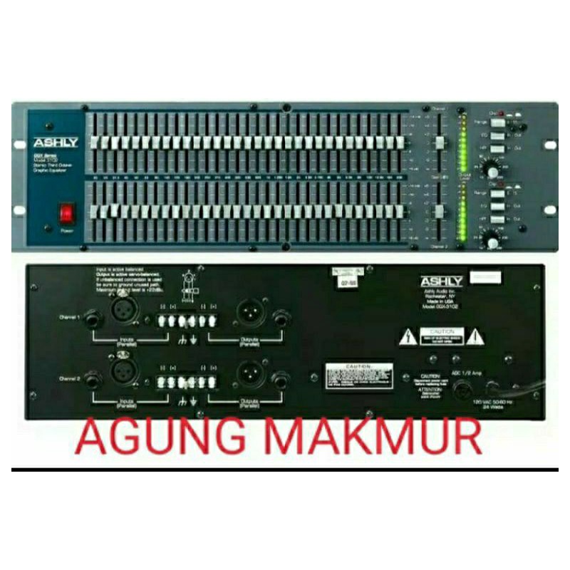 EQUALIZER ASHLY GQX 3102
