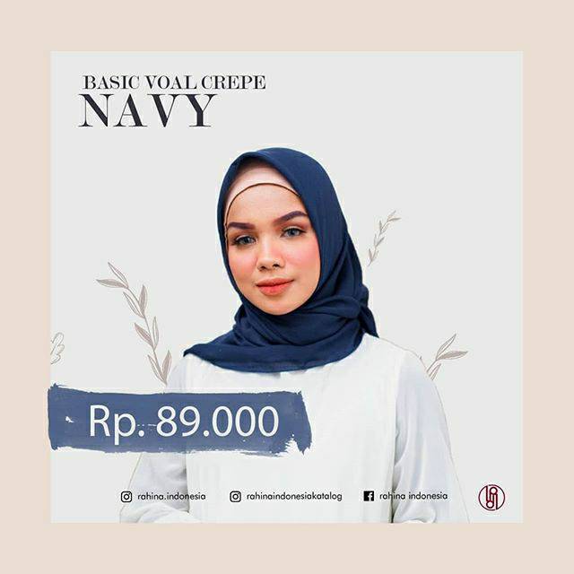 Rahina Basic Voal Crepe  (voal anti kusut)
