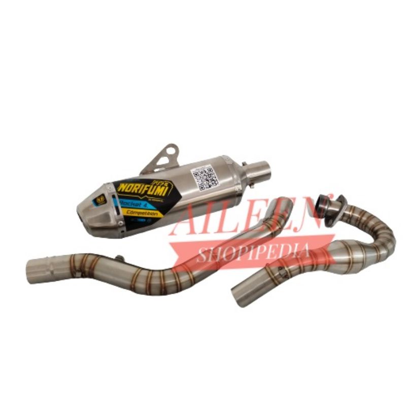 Knalpot Klx 250 Tipe Rocket 4 Competition klx250-klx230-crf250-crf230-viar200-viar250