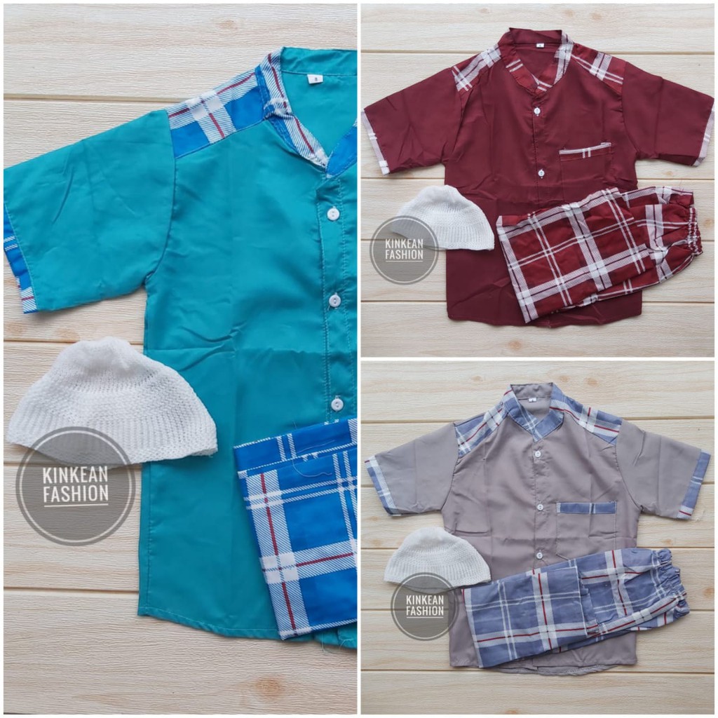 Koko sarung peci size 8 &quot;7-8 tahun&quot;