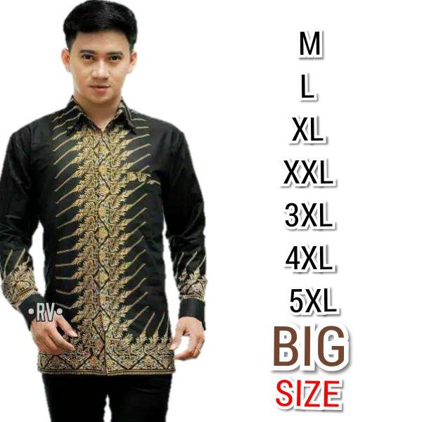 Special Price.. Baju Batik Kantor Pria Jumbo Big Size  ukuran M L XL XXL XXXL XXXXL XXXXXL Baju Bati