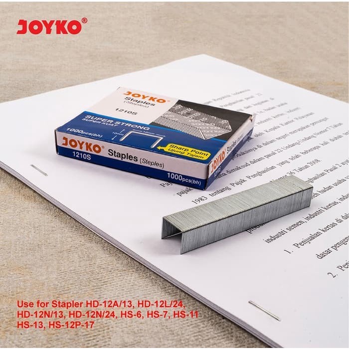 

Isi Staples Tembak JOYKO 1210S Refill Staples Jilid Tembak/Gun Tacker