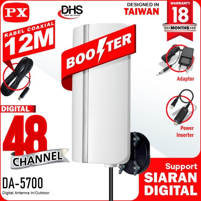 Antena Tv Digital Indoor Outdoor Px Da-5700 Da5700 Da 5700