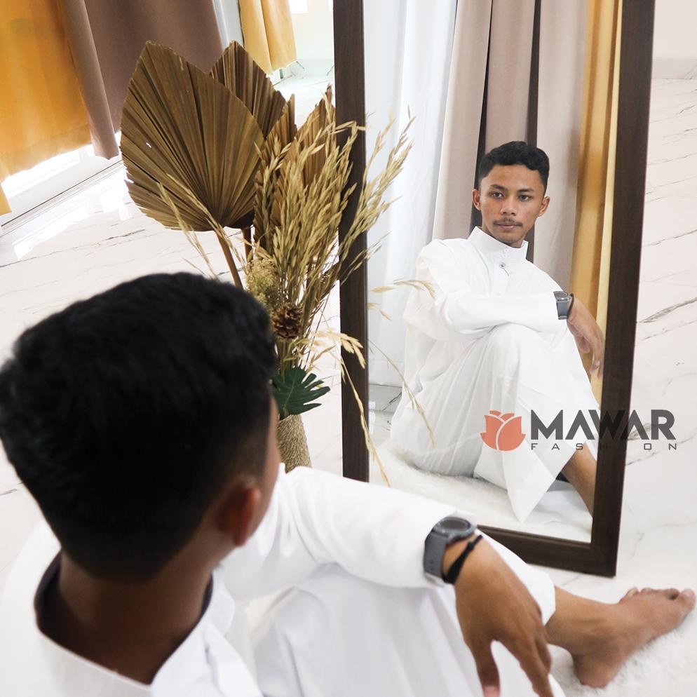 GAMIS PRIA AL MULKI / Jubah Pria dan Anak Polos Model Haramain ▫ XT.196437