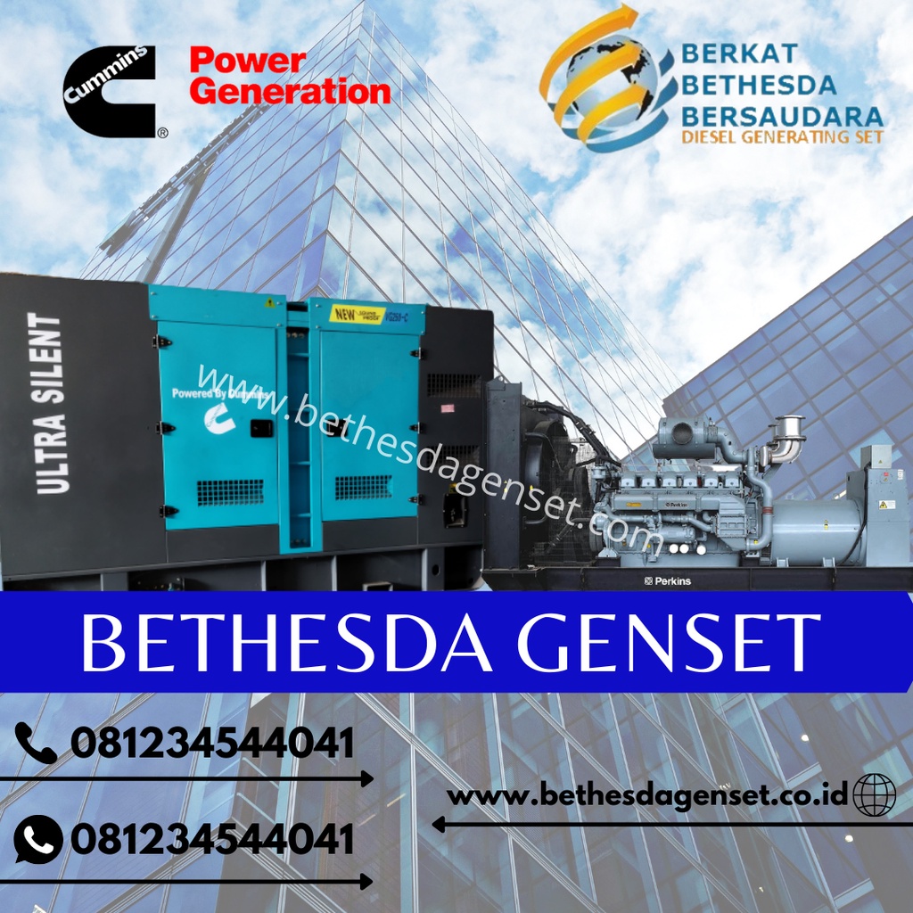 Genset 40 Kva Cummins Silent Type