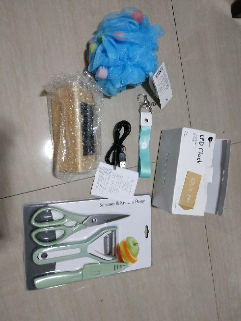 Benco Alat Masak Set 3 Pcs Pisau Gunting Pengupas Buah Lengkap Serbaguna Multifungsi