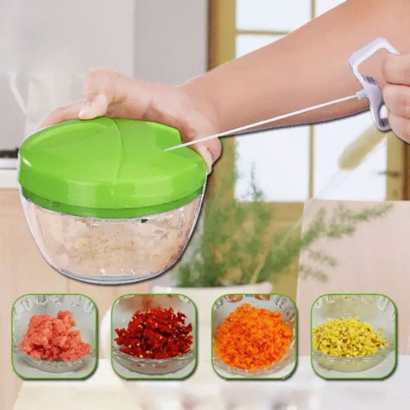 CHOPPER BLENDER MANUAL MODEL TARIK 500ML 3BLADE - CHOPER BUMBU DAGING SERBAGUNA